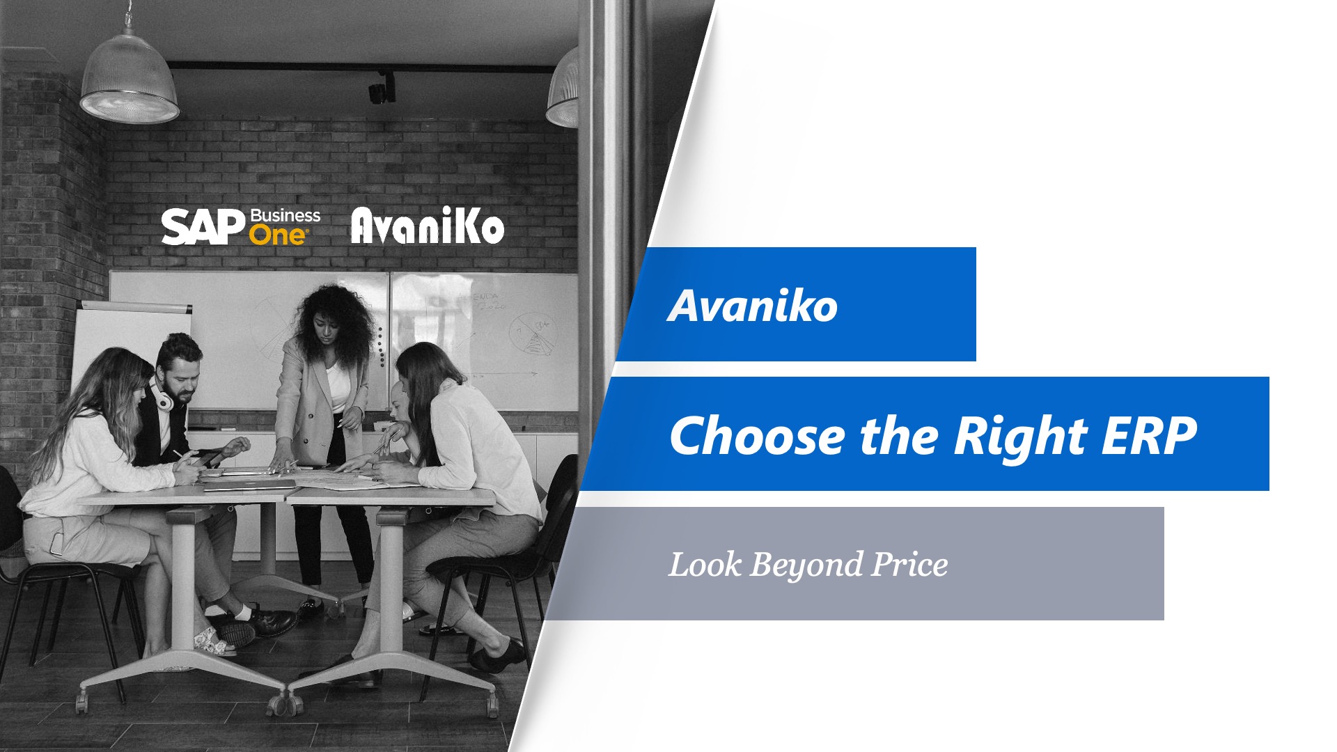 Choose the right ERP - Avaniko
